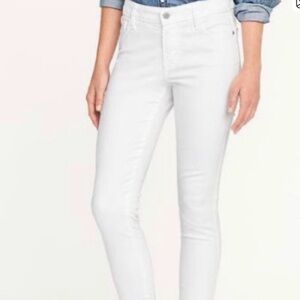 Old Navy Slim High-Rise White Women's Jeans 10 Petite